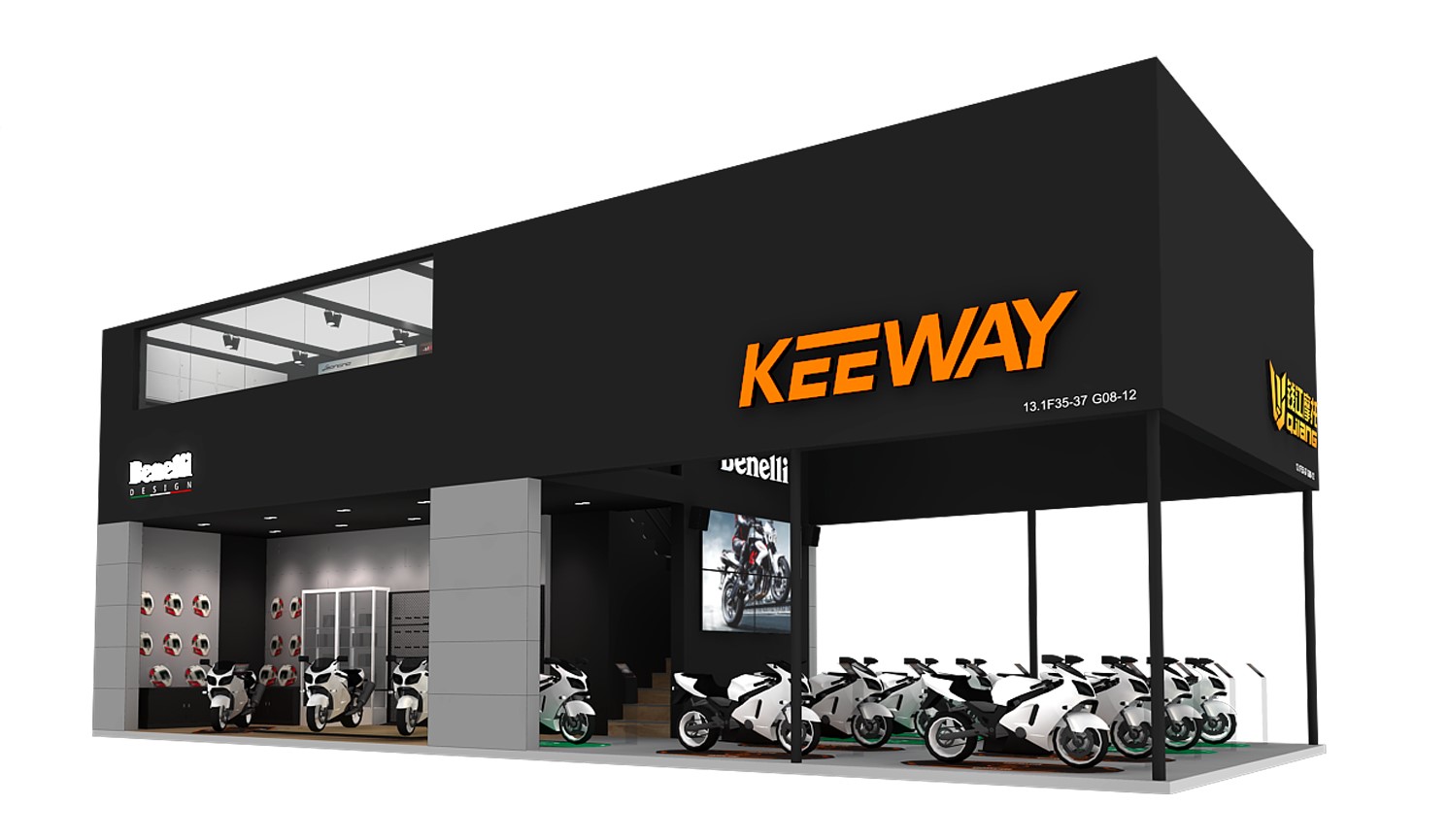 黑色展臺(tái)設(shè)計(jì)