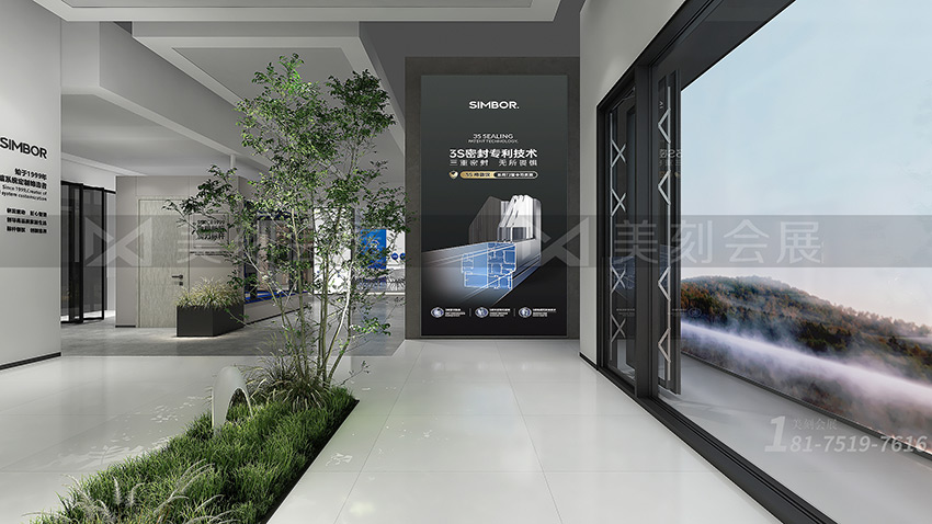 建博會(huì)門窗展臺(tái)搭建現(xiàn)場