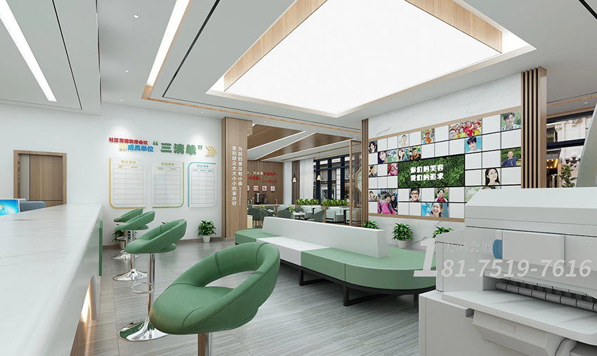 黨建展廳搭建現(xiàn)場(chǎng)